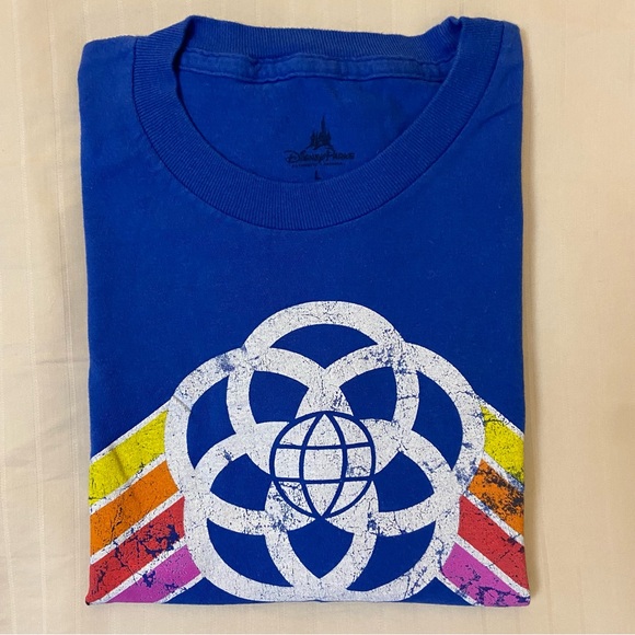 Walt Disney World Epcot Center vintage look sz L 🌐 - Picture 8 of 9